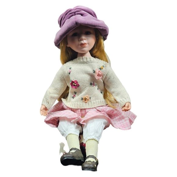 2001 Boyds Bear Yesterdays Child Cameron Perfect Large Doll Numbered 3992/12000 - Picture 9 of 10